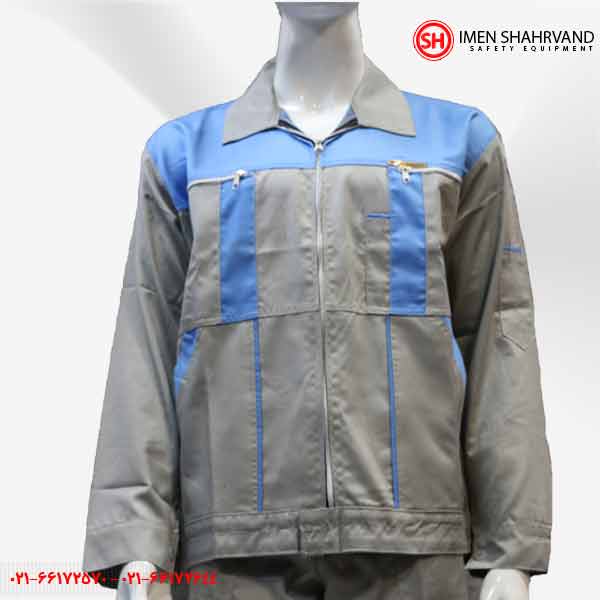 Two-piece-silver-two-color-design-workwear
