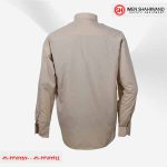 Men's-shirt-with-padded---cream-color