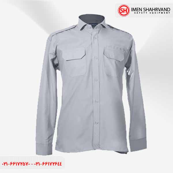 Men's-shirt-with-padded---white-color