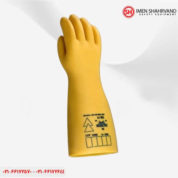 دستکش عایق برق کلاس ۰۰ – ۵۰۰ ولت